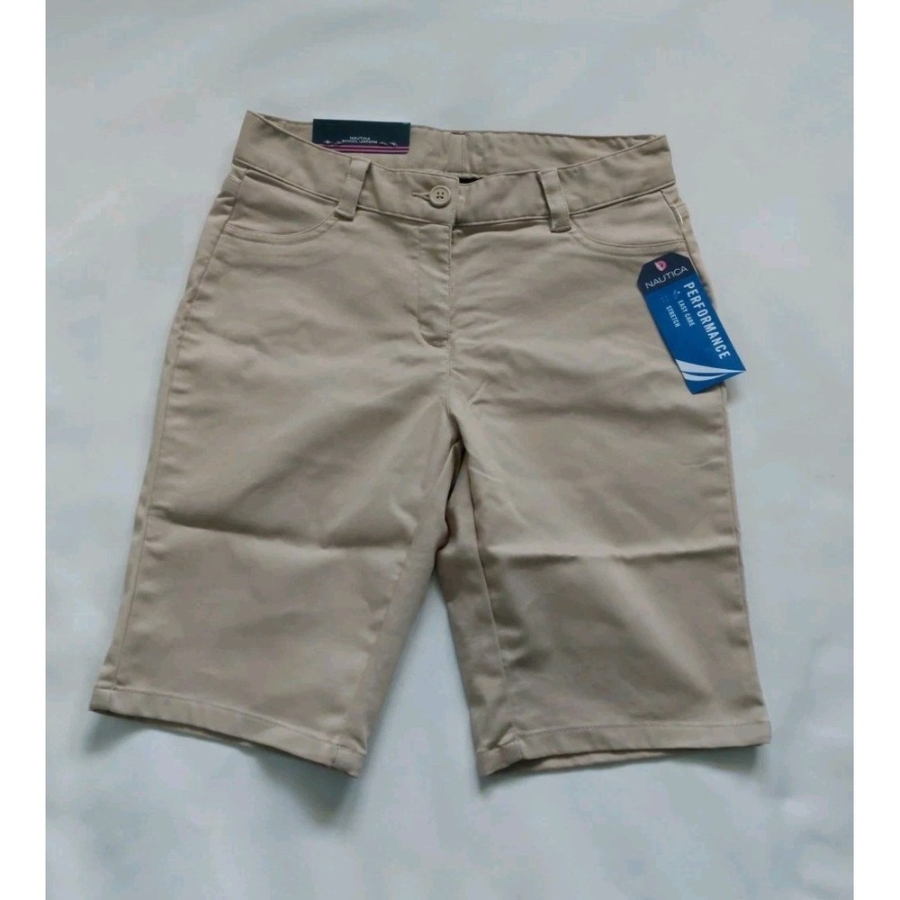 Nautica  Boys  School‎  Uniform  Style Khaki  Tan Short  Size 1